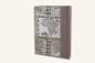 Preview: Notebook DIN format, linen spine brown